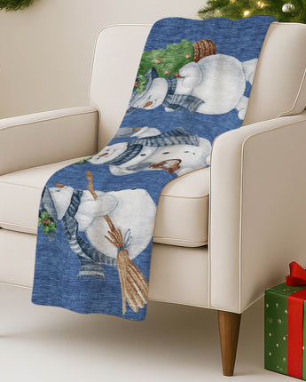Merry & Bright MY28 Navy Throw Blanket