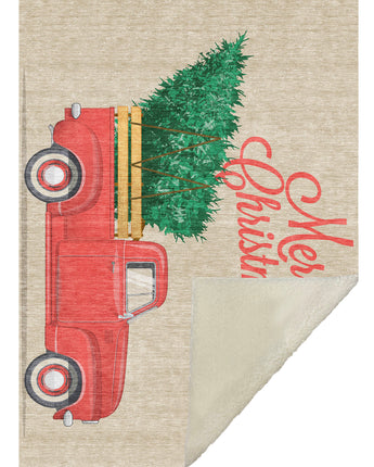 Merry & Bright MY4 Putty Throw Blanket