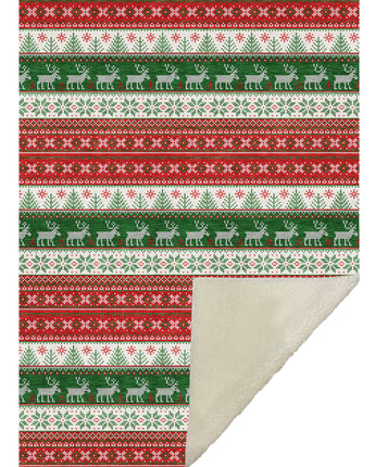 Merry & Bright MY9 Red Throw Blanket