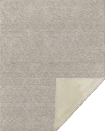 Nouveau NV23-S Taupe Throw Blanket