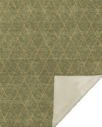 Nouveau NV2-S Olive Throw Blanket