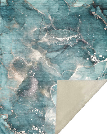 Odyssey OY11-P Teal Throw Blanket