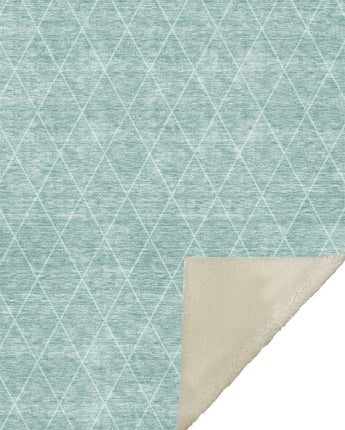 Odyssey OY11-S Teal Throw Blanket