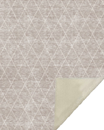 Odyssey OY12-S Tan Throw Blanket