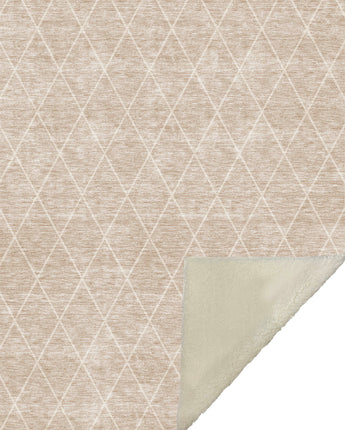 Odyssey OY16-S Beige Throw Blanket