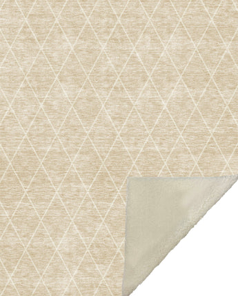Odyssey OY1-S Beige Throw Blanket