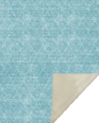 Odyssey OY7-S Teal Throw Blanket