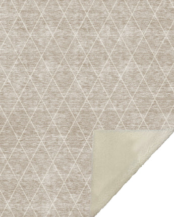 Odyssey OY9-S Taupe Throw Blanket