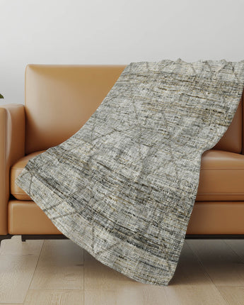 Portico PO1 Pewter Throw Blanket