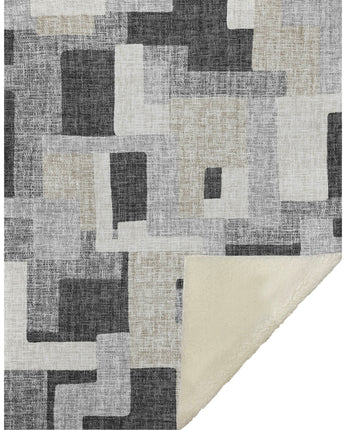 Portico PO3 Gray Throw Blanket