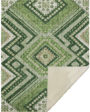 Portico PO5 Green Throw Blanket