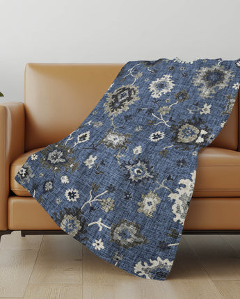 Portico PO6 Blue Throw Blanket