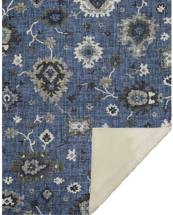 Portico PO6 Blue Throw Blanket