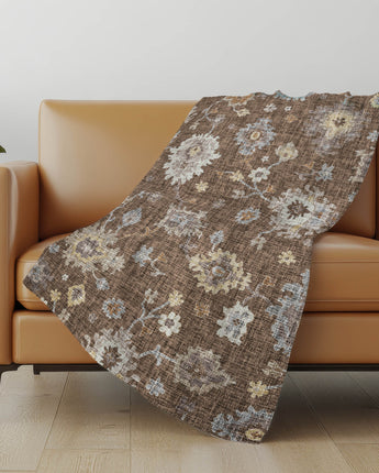 Portico PO6 Chocolate Throw Blanket