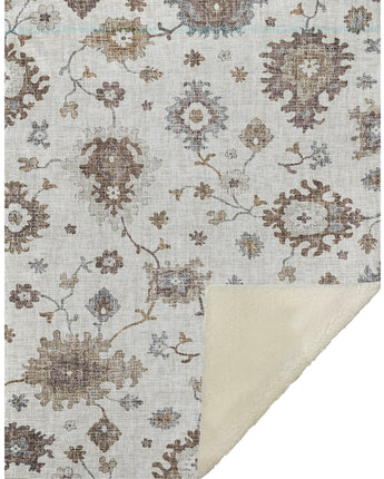 Portico PO6 Ivory Throw Blanket