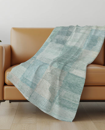 Ravenna RN10-P Teal Throw Blanket