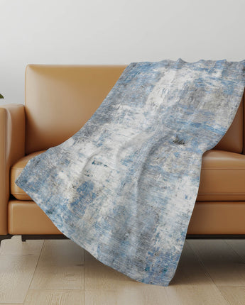 Ravenna RN1-P Blue Throw Blanket