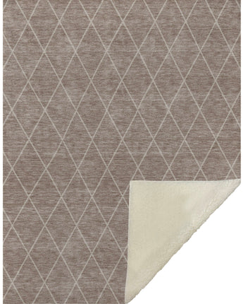 Ravenna RN1-S Taupe Throw Blanket