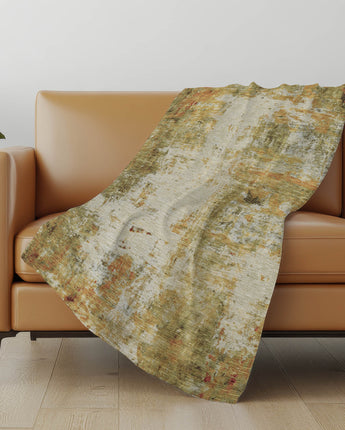 Ravenna RN1-P Olive Throw Blanket