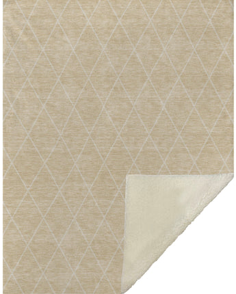 Ravenna RN2-S Tan Throw Blanket
