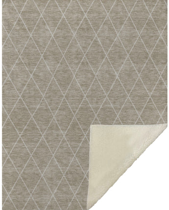 Ravenna RN4-S Taupe Throw Blanket