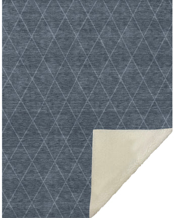 Ravenna RN4-S Navy Throw Blanket