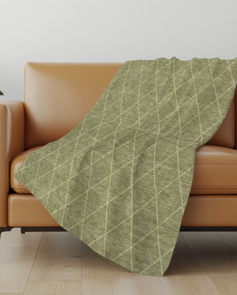 Ravenna RN5-S Olive Throw Blanket