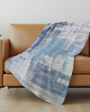 Ravenna RN6-P Blue Throw Blanket