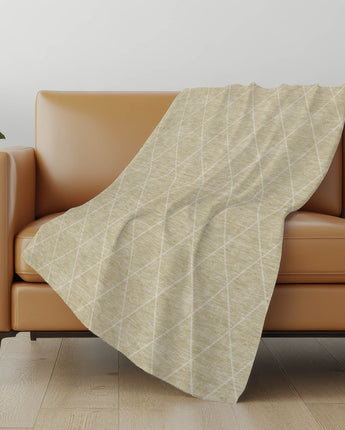 Ravenna RN7-S Beige Throw Blanket