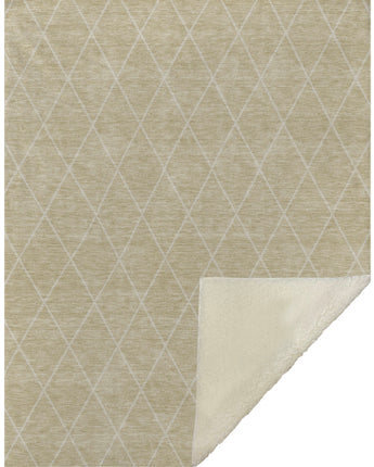 Ravenna RN7-S Beige Throw Blanket
