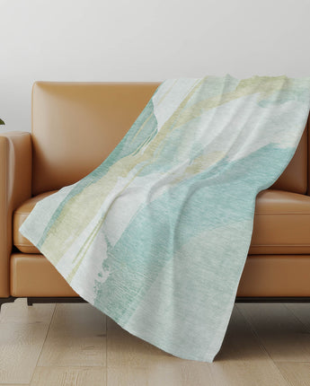 Ravenna RN7-P Teal Throw Blanket