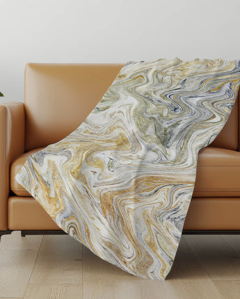 Ravenna RN8-P Linen Throw Blanket