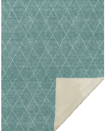 Ravenna RN8-S Teal Throw Blanket