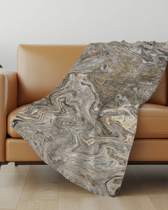 Ravenna RN8-P Taupe Throw Blanket
