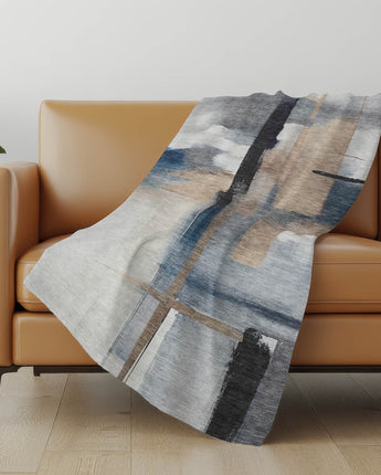 Ravenna RN9-P Blue Throw Blanket