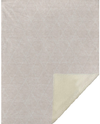 Ravenna RN9-S Ivory Throw Blanket