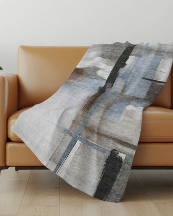 Ravenna RN9-P Taupe Throw Blanket