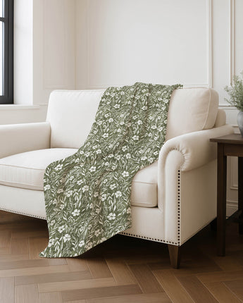 Soft Essentials SE4 Olive Throw Blanket