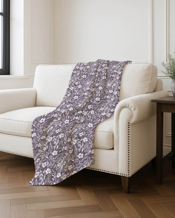 Soft Essentials SE4 Purple Throw Blanket