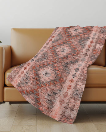 Solace SL13-P Terracotta Throw Blanket