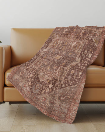 Solace SL14-P Burgundy Throw Blanket
