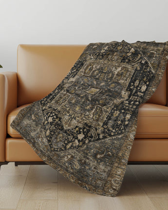 Solace SL14-P Charcoal Throw Blanket