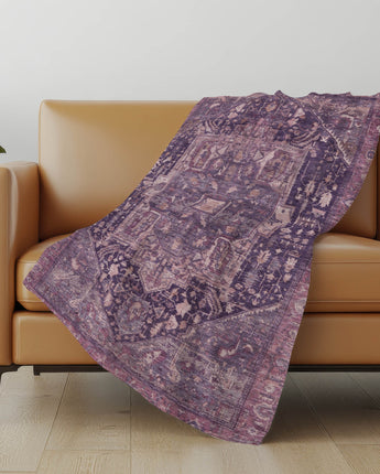 Solace SL14-P Eggplant Throw Blanket