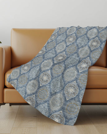 Solace SL1-P Navy Throw Blanket