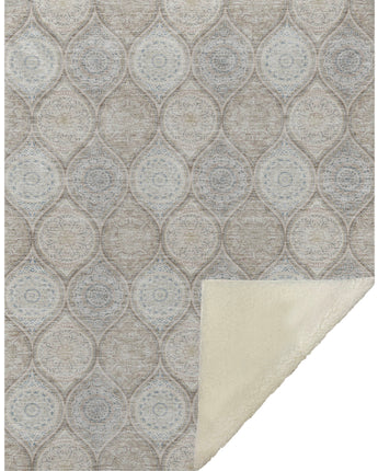 Solace SL1-P Taupe Throw Blanket