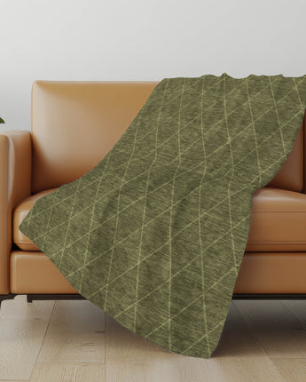 Solace SL3-S Olive Throw Blanket