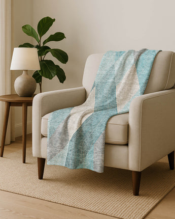 The Reserve TR11 Turquoise Throw Blanket