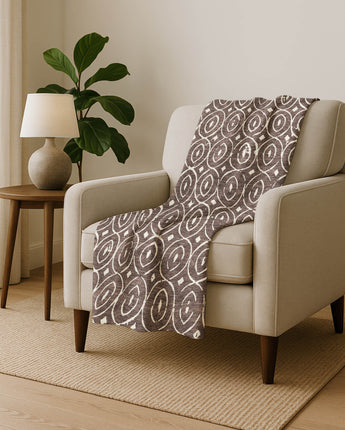 The Reserve TR12 Brown Throw Blanket