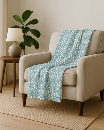 The Reserve TR12 Turquoise Throw Blanket