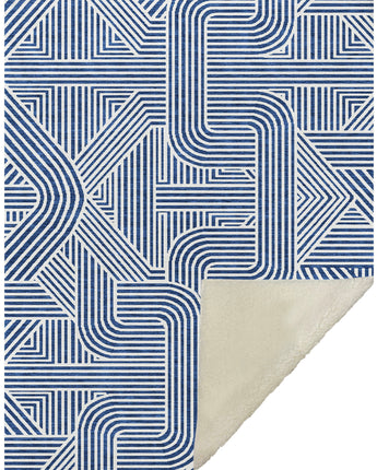 The Reserve TR14 Navy Throw Blanket